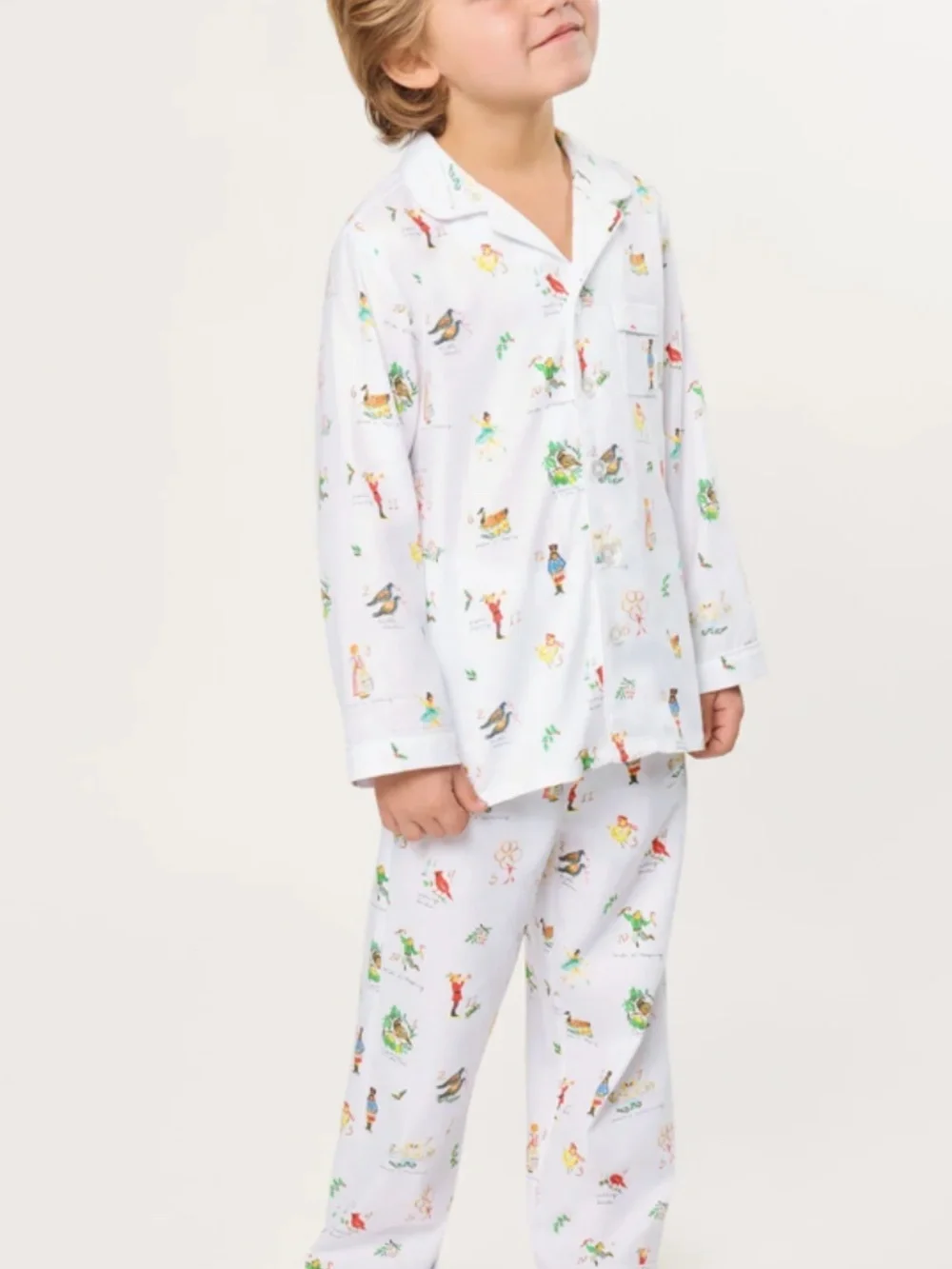 Petite Plume Kid's Twill Pajama Set in 12 Days of Christmas (Size: 4T) NWT